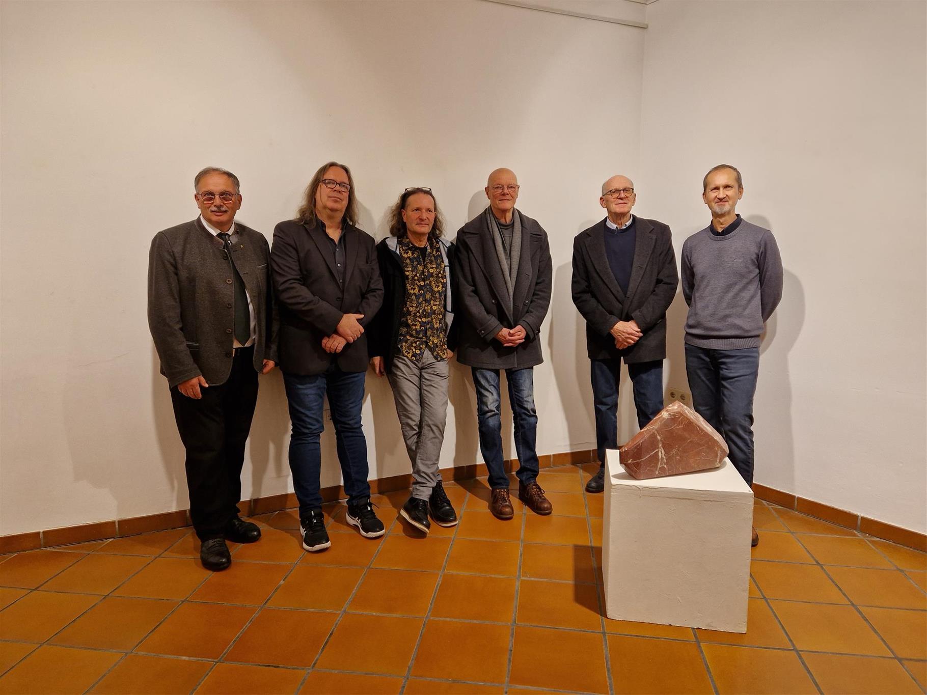 v.l.n.r.: Richard Hogl, Hartwig Knack, Kurt Spitaler, Gert Linke, Manfred Hirschbrich, Andreas Semerad